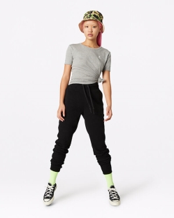 Converse High Waisted Slim Jogger Női Nadrág Fekete | UPGRVMI-HU